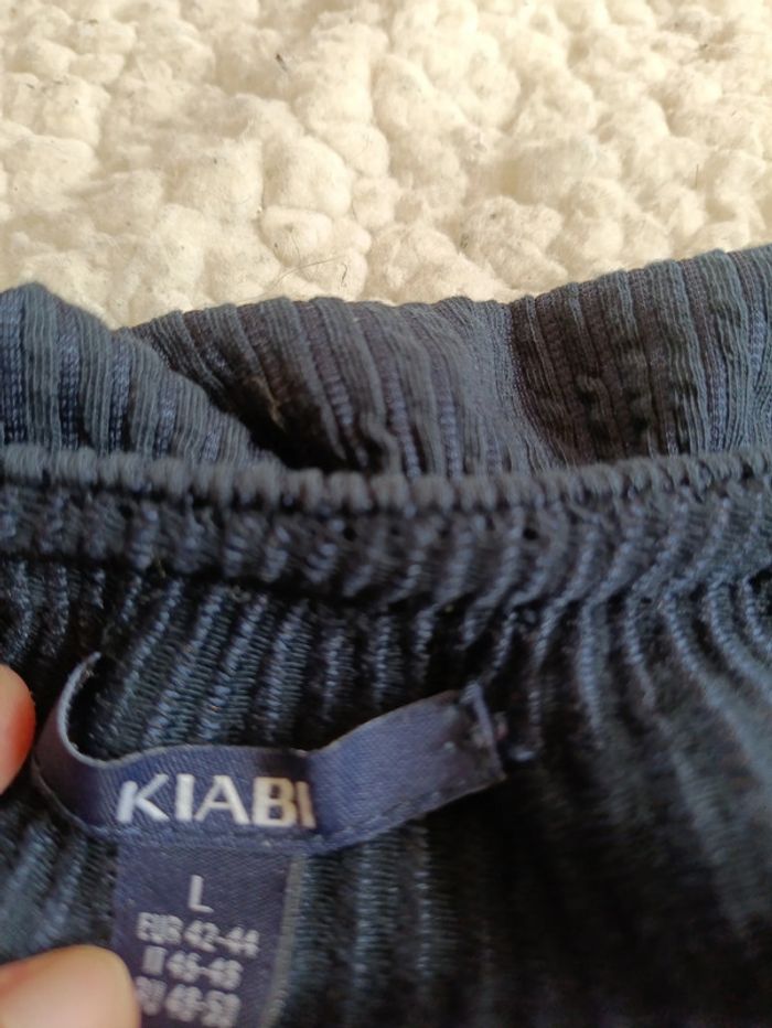 Top épaules dénudées à boutons – volants style bohème KIABI - photo numéro 3