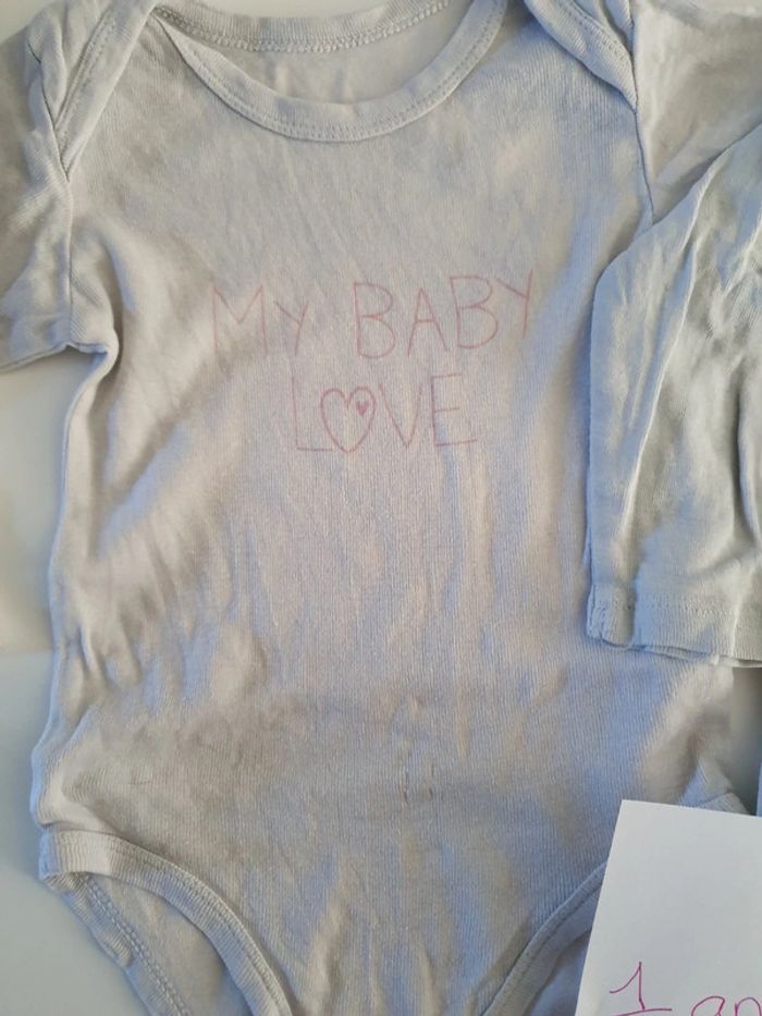 Bodys kiabi, 12 mois / 1 an - photo numéro 4