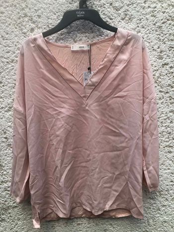 Blouse rose Mango XS