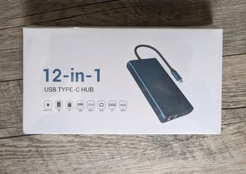 Station d'accueil HUB USB-C, 12 en 1, neuve