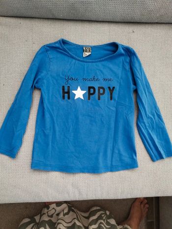 T-shirt bleu Tao 4ans