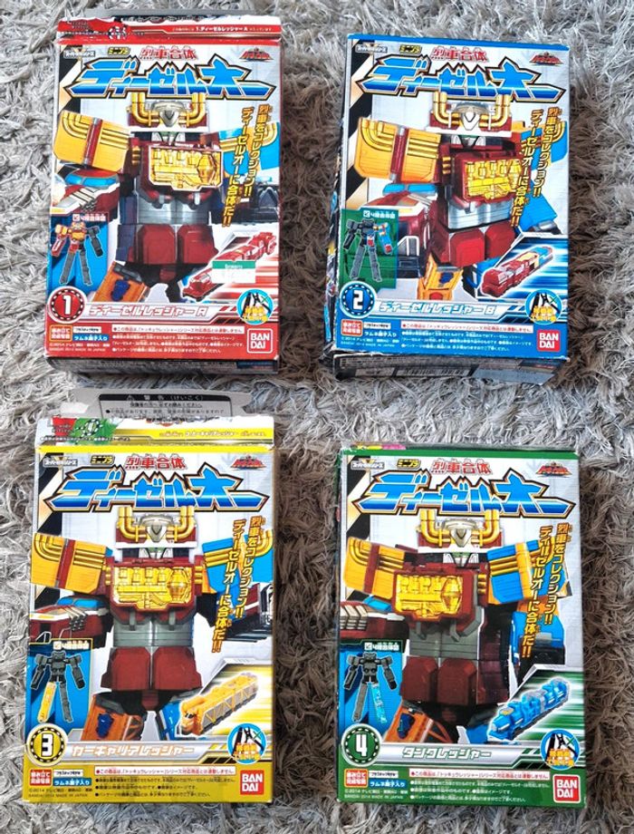 Power Rangers MiniPla Ressha Gattai Diesel Oh Sentai ToQger Bandai