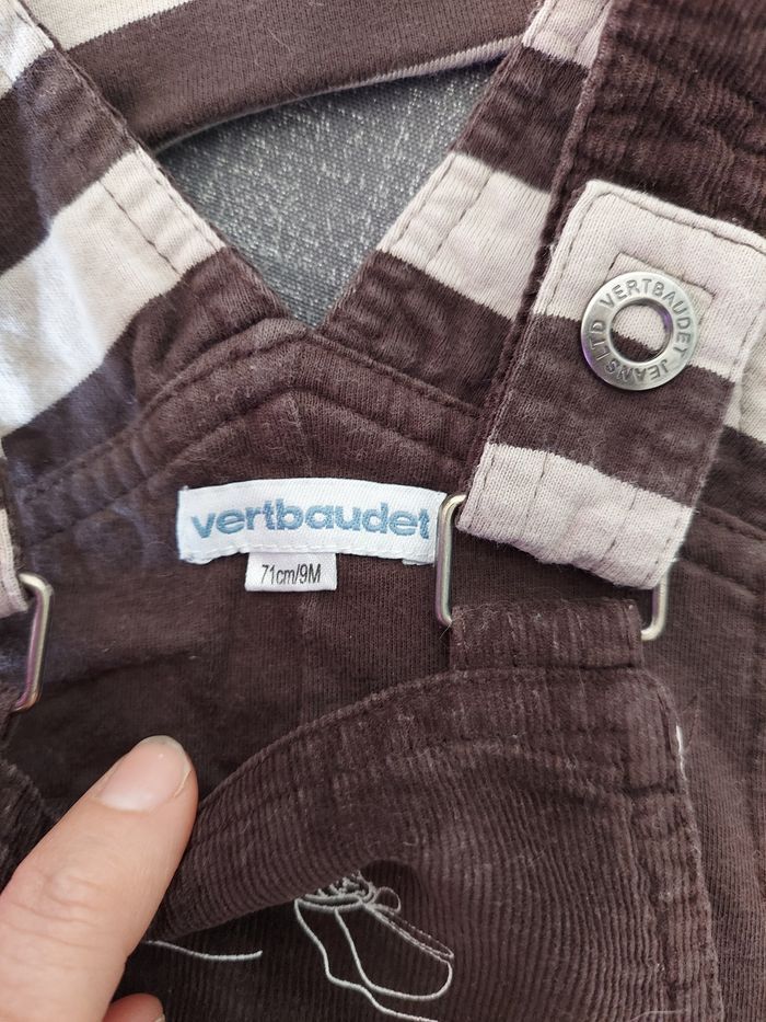 Ensemble salopette vertbaudet 9mois - photo numéro 7