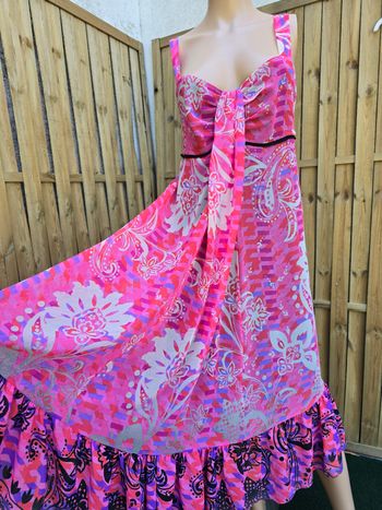 Robe voilage 🍒vintage 80🍒taille 42/44