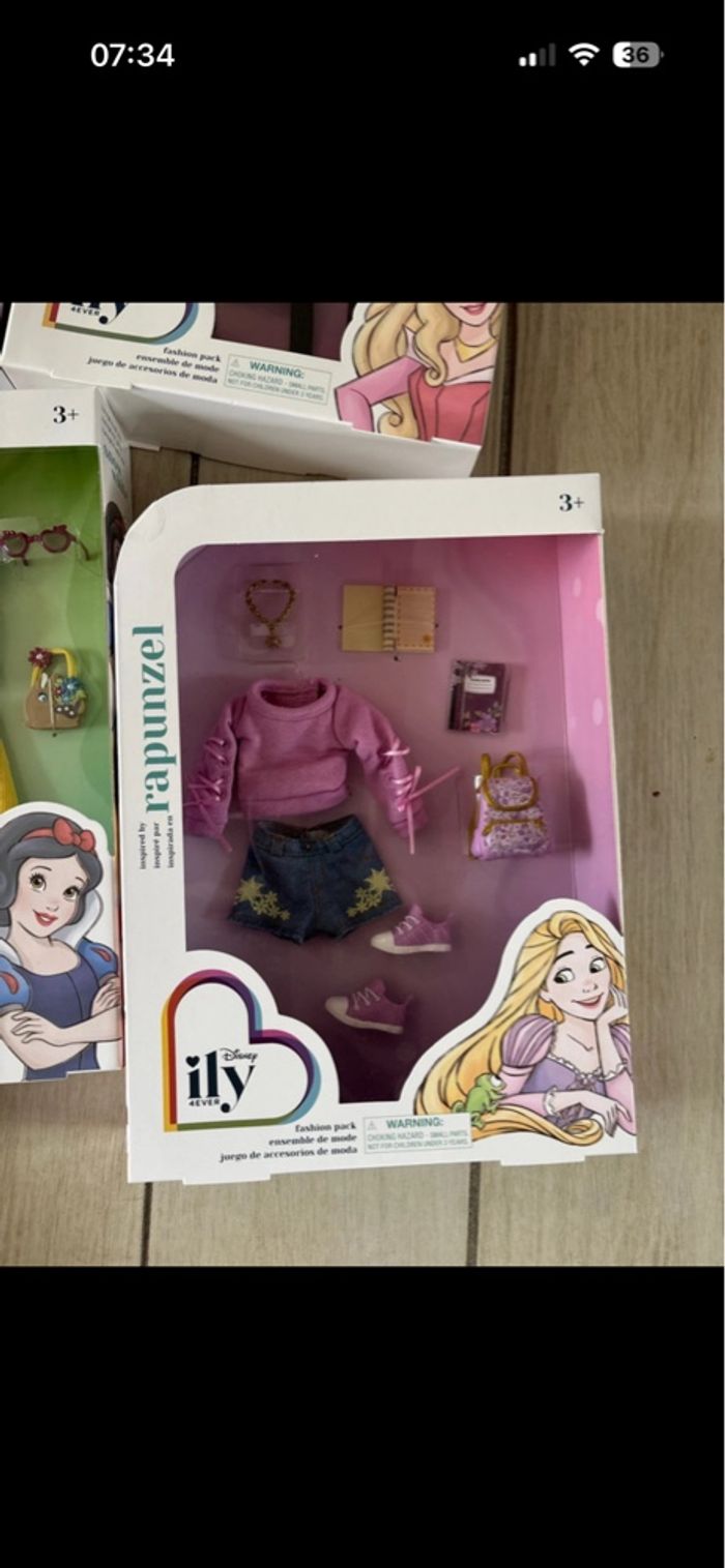 Lot ily Disney tenue princesses - photo numéro 5