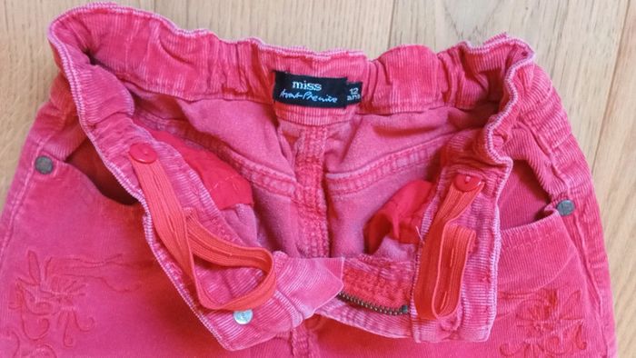 Pantalon velours côtelé Miss avant première 12 ans - photo numéro 5