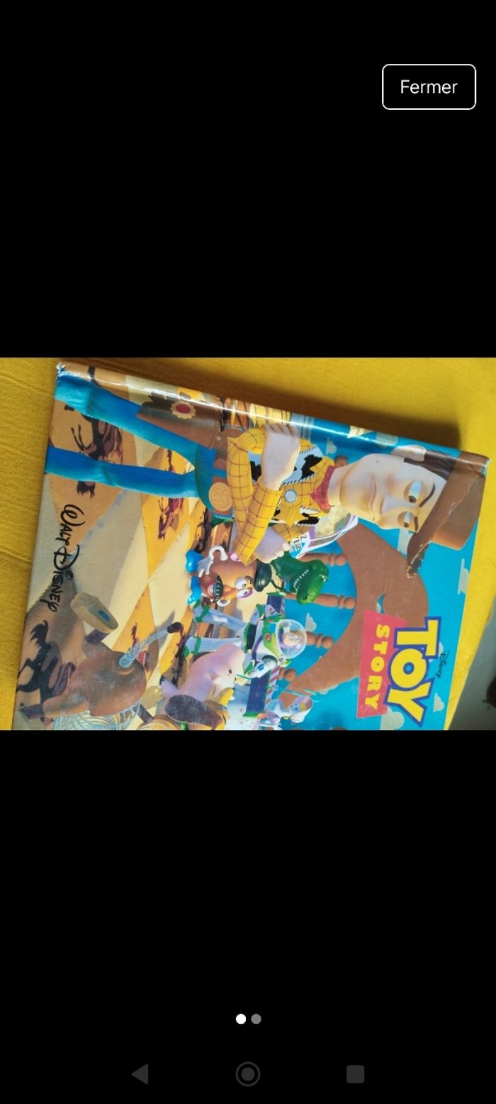 Livre Disney "Toy story"
