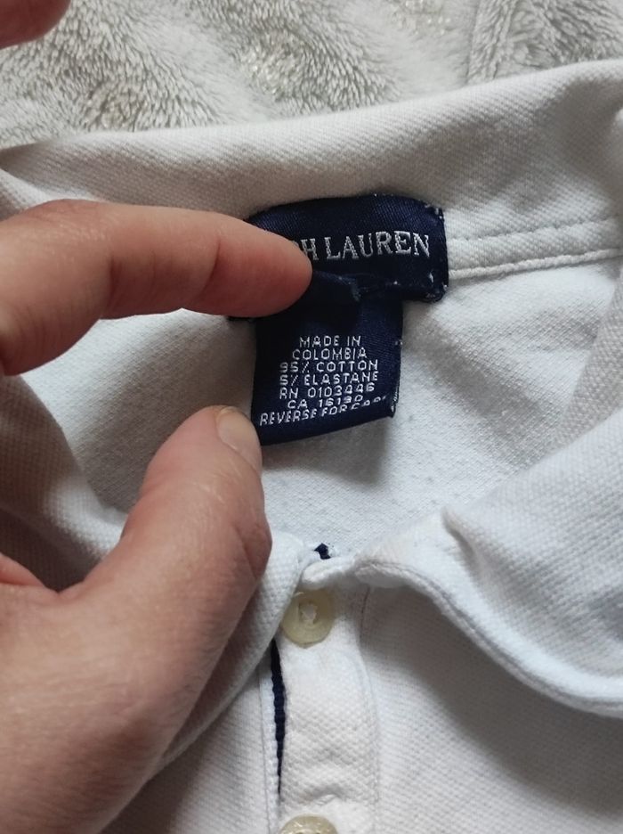 Polo blanc 5ans - photo numéro 5