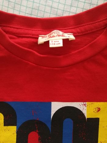 T shirt Été garçon 5 ans