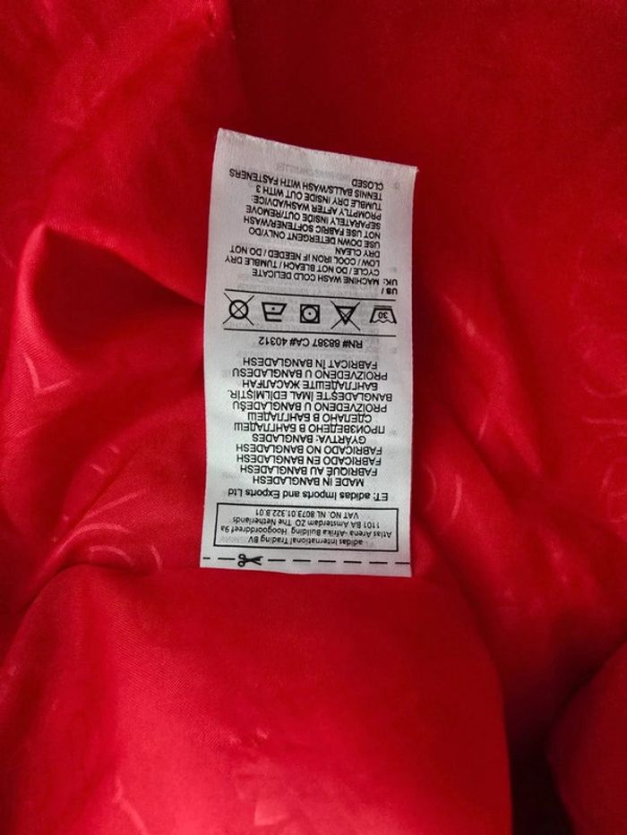 Doudoune Adidas rouge - photo numéro 5