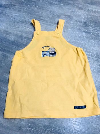 Robe à bretelles jaune