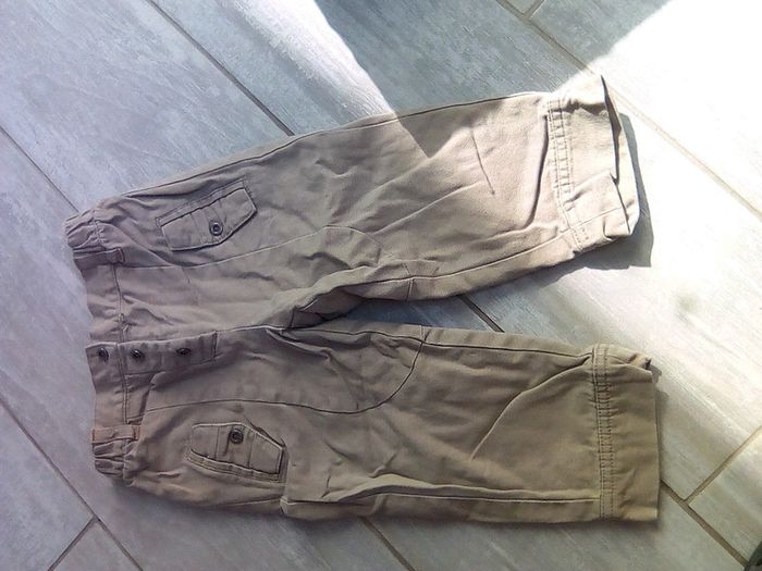 Pantalon garçon 18 mois marque kitchoun coloris crème