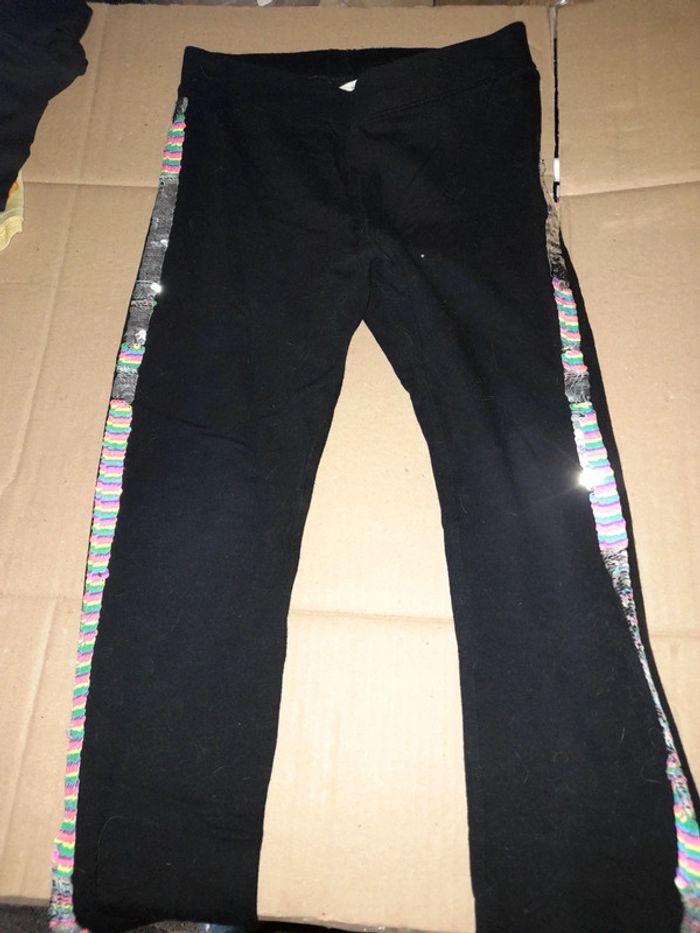 Leggings sequin fille