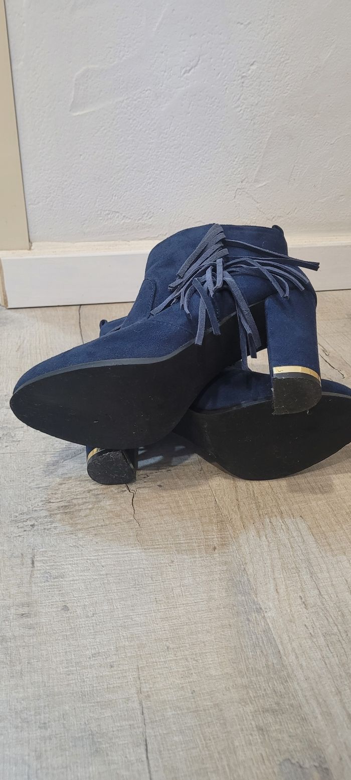 Bottines en daim T 36 - photo numéro 6