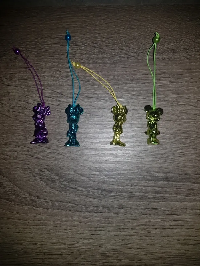 Lot élastiques decors cheveux enfants Minnie Mouse