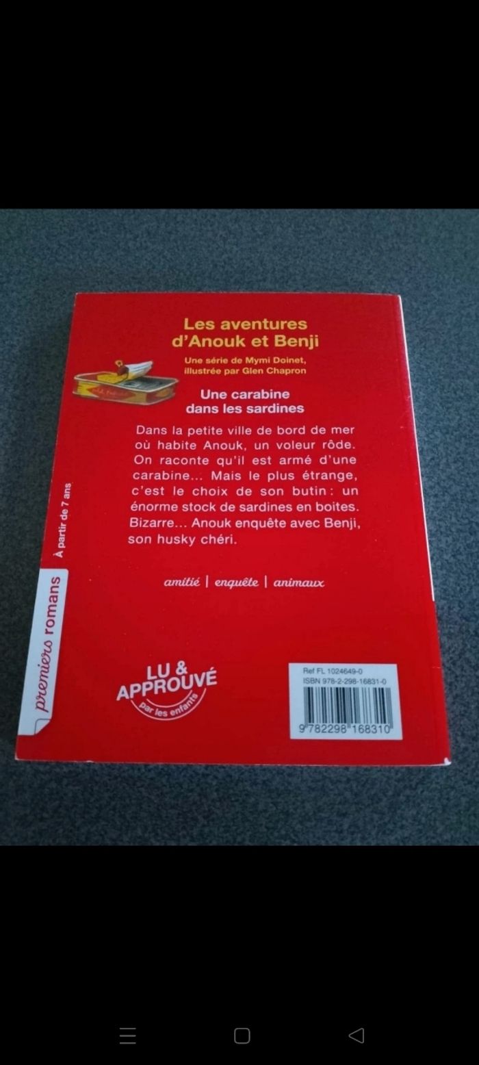 Livre Les aventures d'Anouk et Benji - photo numéro 3