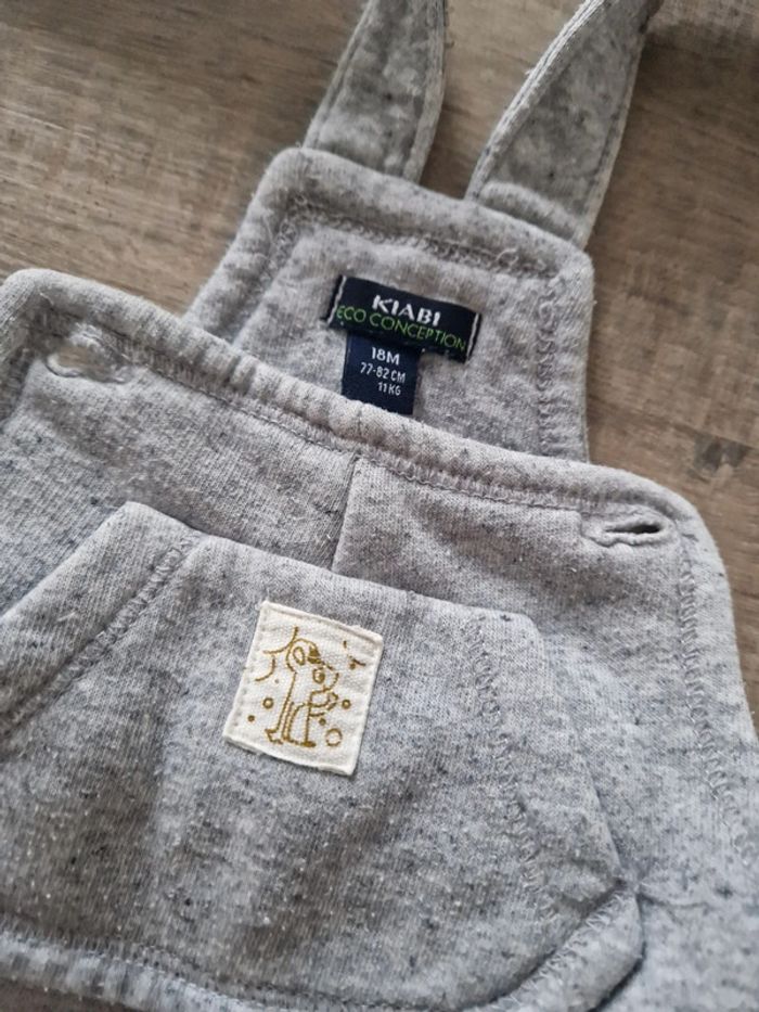 Salopette gris chiné - photo numéro 2
