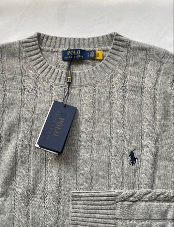 Pull Torsadé Ralph Lauren Grid - Taille S