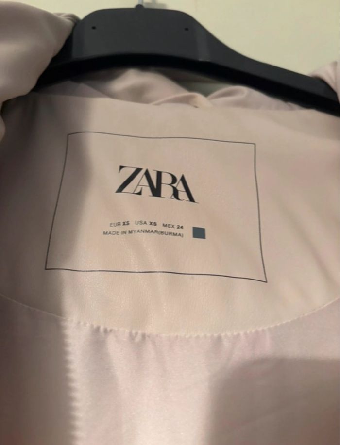 doudoune sans manches similicuir - photo numéro 2