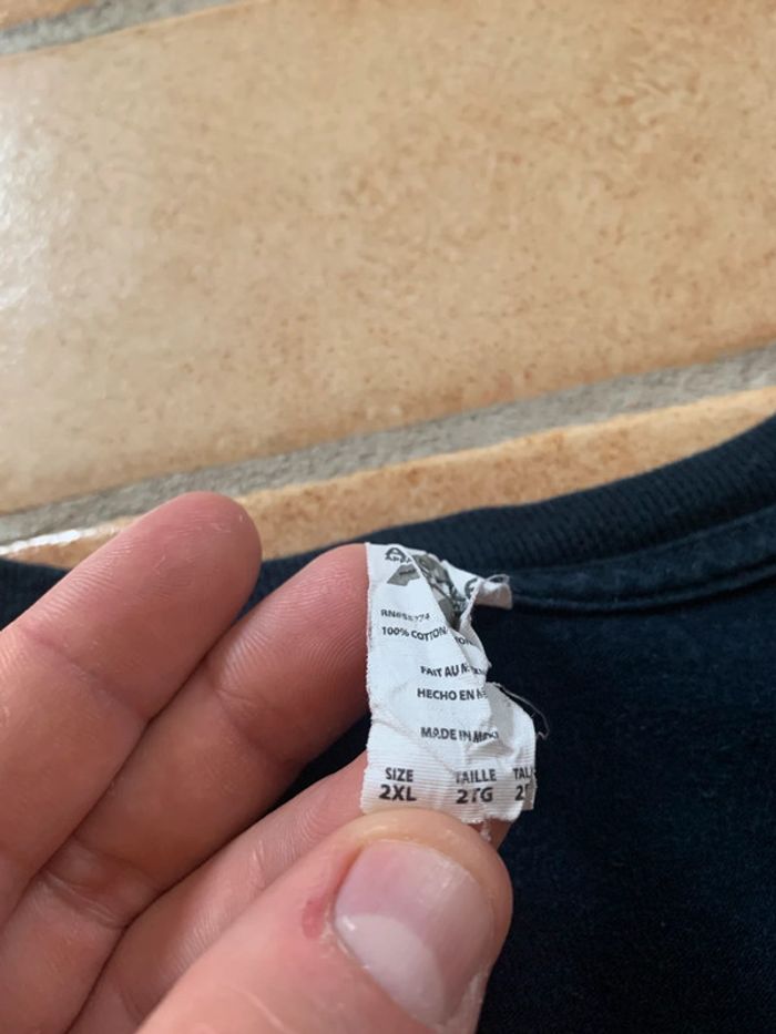 Tee shirt printed / imprimé Columbus blue jackets america USA NHL - photo numéro 8