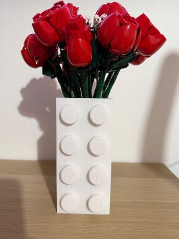 Vase inspiration lego idéal fleurs lego 