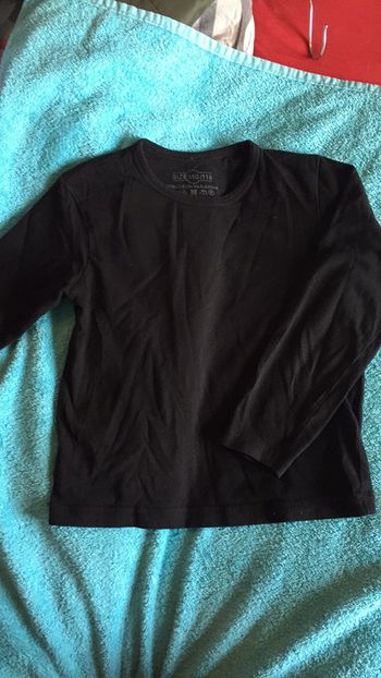 T-shirt manches longues noir