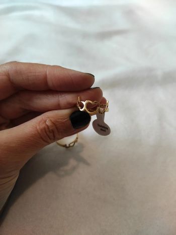 2 bagues en acier inoxydable - neuves