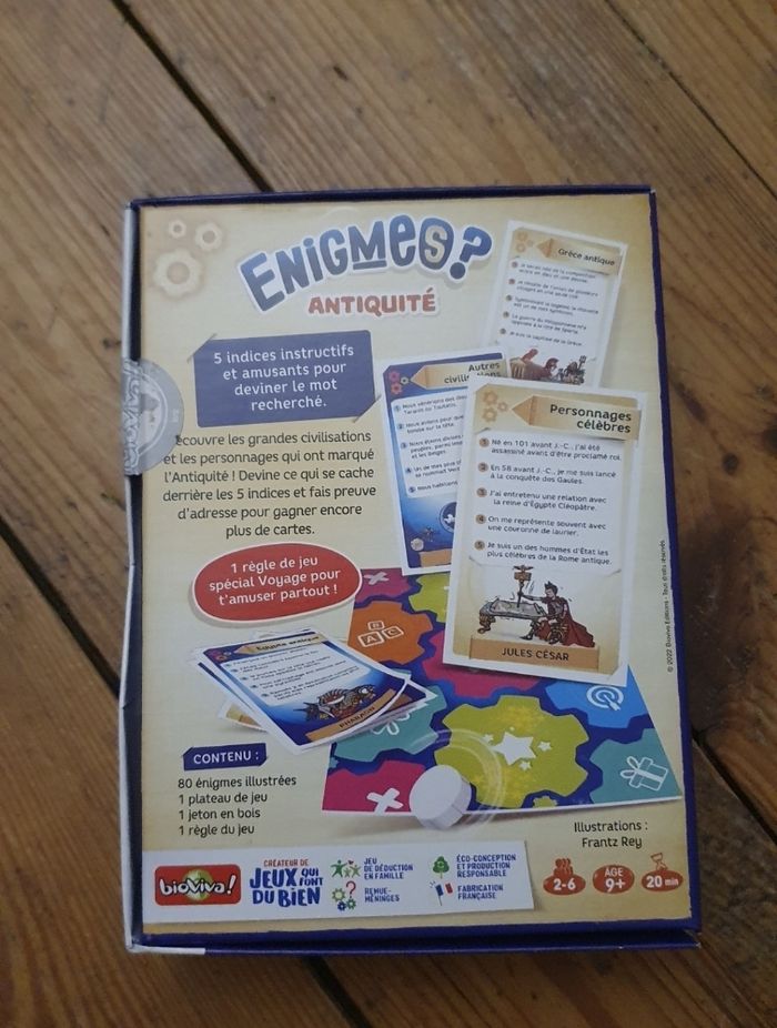 Bioviva - Enigmes ? Antiquité - photo numéro 2