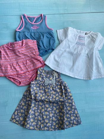Lot de vêtements été fille 1 mois
