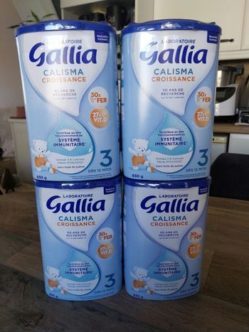 Lait gallia calisma croissance 3 ème âge