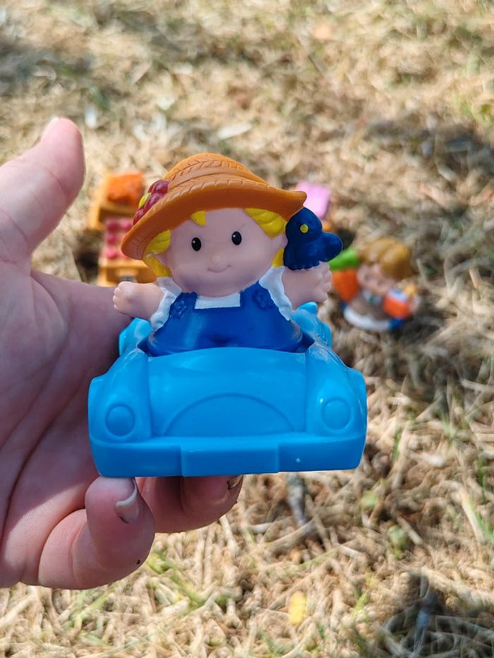 Lot marchand little people au marché - photo numéro 2