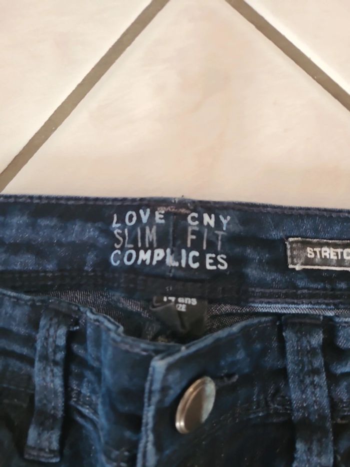 Jeans Love CNY / Bleu foncé/ 14 ans - photo numéro 3