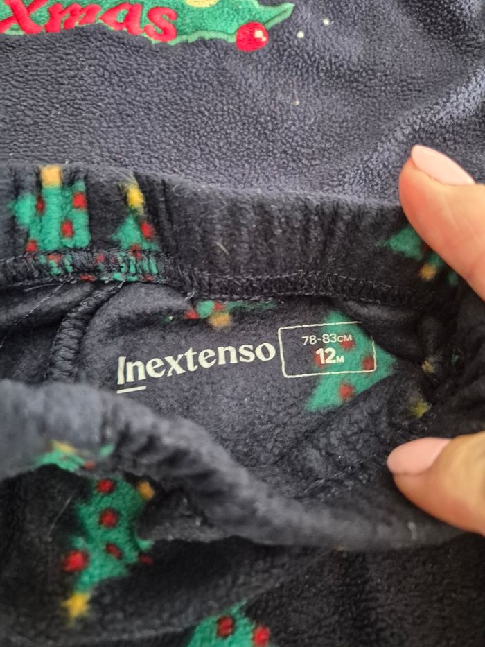 Pyjama chaud 2 pièces de Noël garçon 12 mois inextenso - photo numéro 3