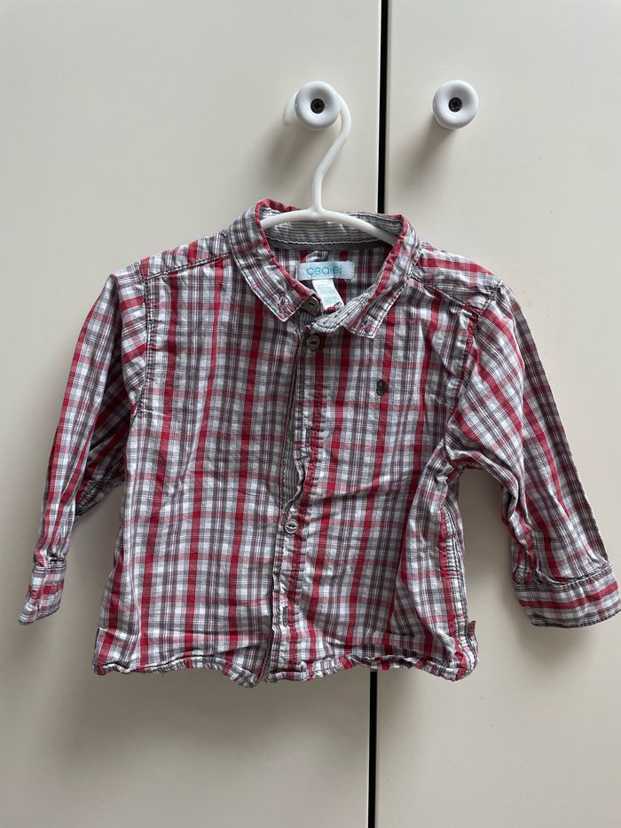 Chemise à carreaux garçon