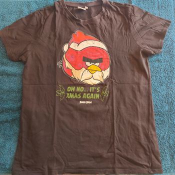 Tee shirt Bizzbee Angry birds noir taille M