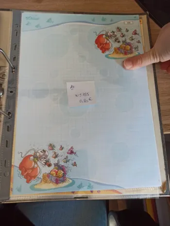 Feuille Diddl A4 155 0,80€
