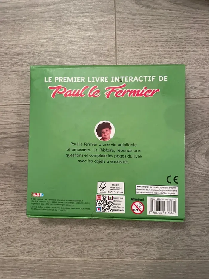 Livre Paul le fermier à encastrer - photo numéro 4