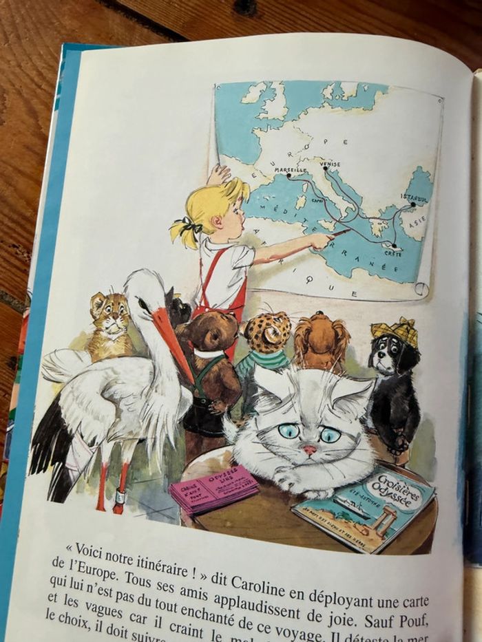 Couverture bleue TBE Livre bd album La croisière de Caroline Hachette - photo numéro 4