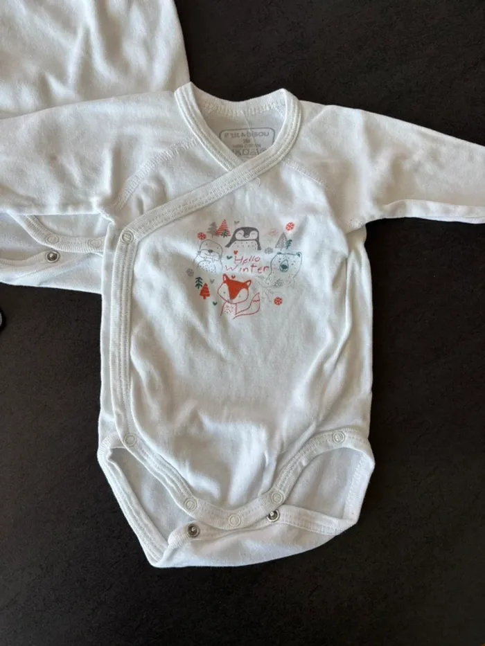 Lot de 7 bodies manches longues mixte - photo numéro 5