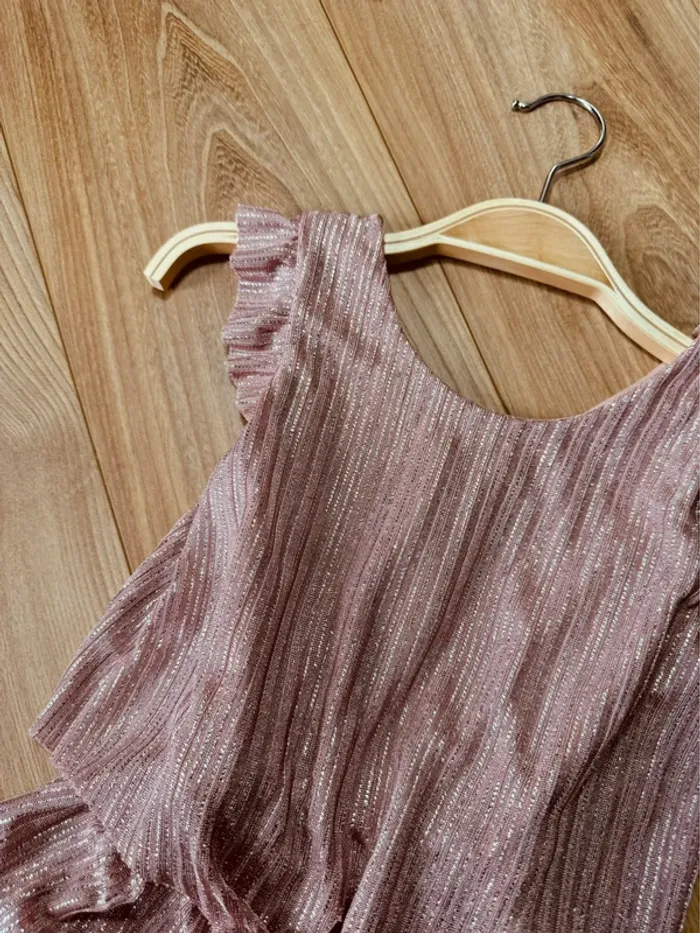 Taille 4 ans Combishort de cérémonie fille Lpc girl rose * scintillant * 🩷 - photo numéro 4