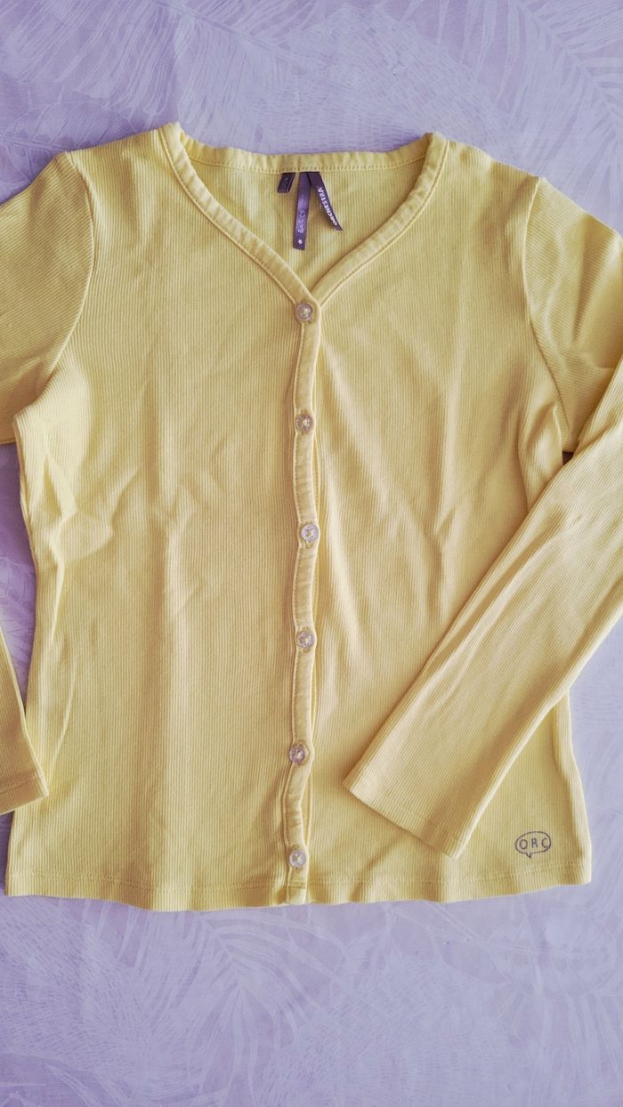 Gilet jaune boutonné ORC 8 ans - photo numéro 4