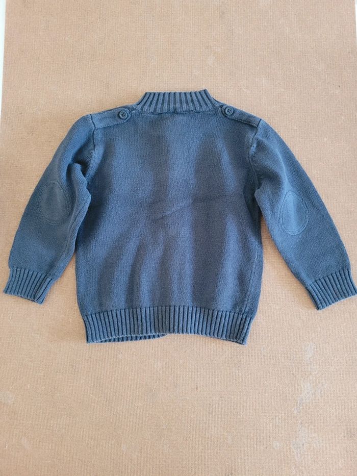 Gilet bleu à bouton taille 3ans Kidkanaï - photo numéro 2