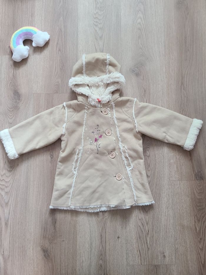 Magnifique manteau fille chaud 2 ans - photo numéro 2