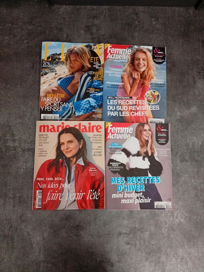 Magazines presse féminine