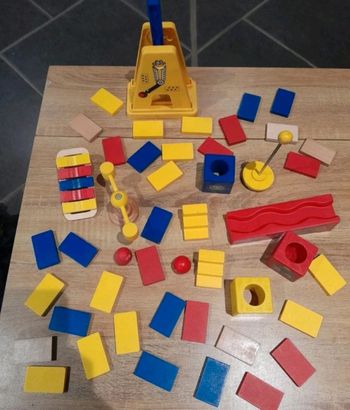 Domino parcours en bois 48 pièces