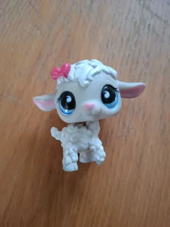 Petshop mouton Authentic Littlest Pet Shop #879 Sheep Lamb / Original Hasbro LPS