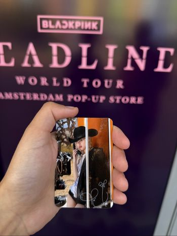 Blackpink Rosé fotocard  Amesterdam