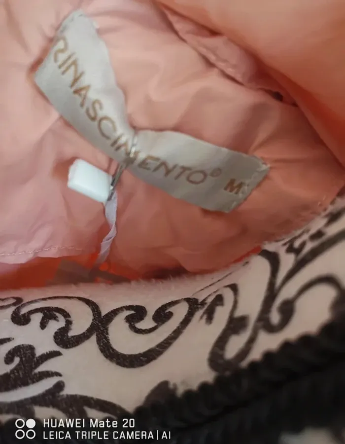 💕Jolie Doudoune longue sans manches Rose  Rinascimento - femme Taille M/ 38 💕 - photo numéro 14