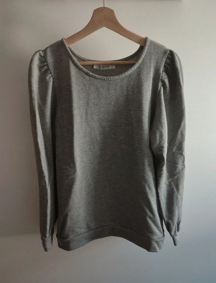 Pull gris - photo numéro 2
