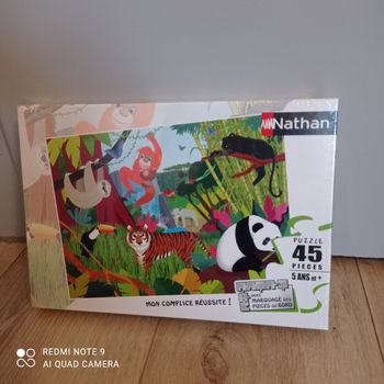 Puzzle jungle 45 pièces Nathan neuf